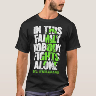 T-shirt Portez Le Ruban Vert Combattre La Stigma Santé Men
