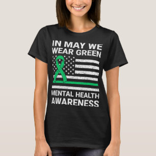 T-shirt Portez le vert pour la sensibilisation à la santé