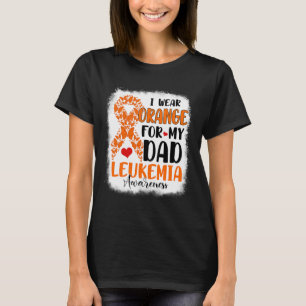 T-shirt Portez Orange Pour Mon Père Mois De Sensibilisatio