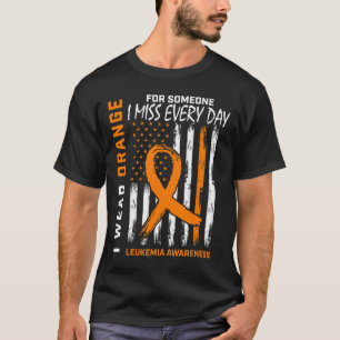 T-shirt Portez Orange Pour Quelqu'un Que Je Rate Sensibili