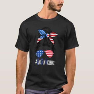 T-shirt Portez un signe de paix orange assez pour mettre f