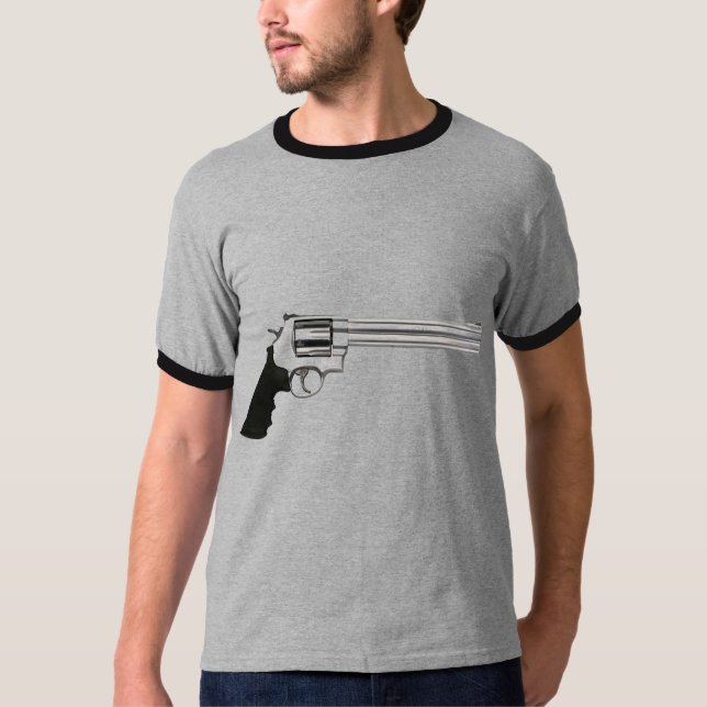 T-shirt Portez une grande arme à feu (Devant)