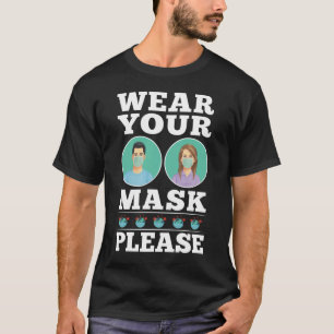 T-shirt Portez votre masque - Masque sauver la vie
