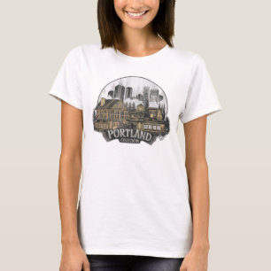 T-shirt Portland City Oregon USA