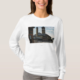 T-shirt Portland, dépôt d'OregonUnion et tour d'horloge