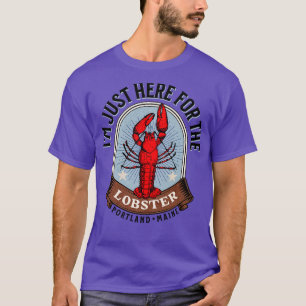 T-shirt Portland Maine drôle de homard