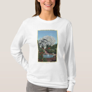 T-shirt Portland, Orégon - arbre espagnol de piscine et de