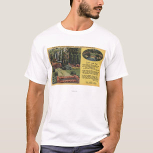 T-shirt Portland, Orégon - cour rose de la Reine de