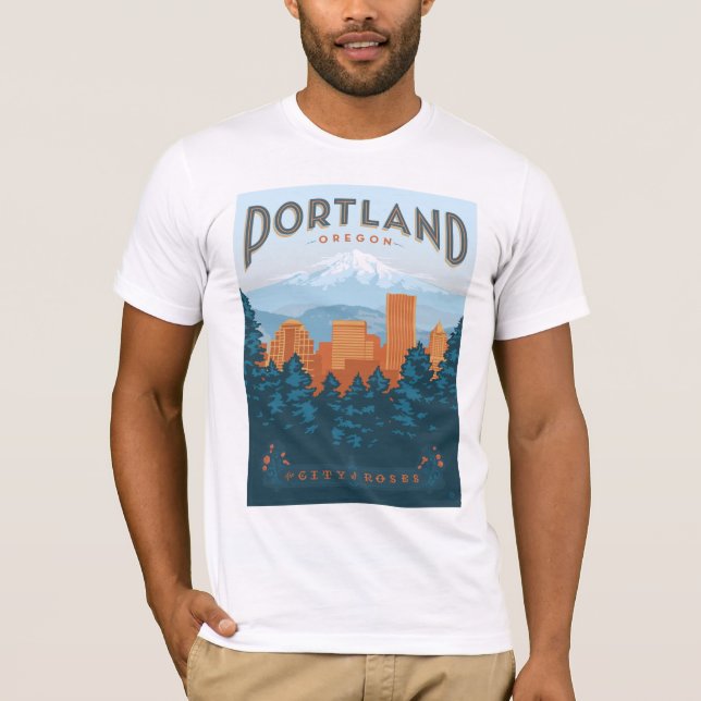 T-shirt Portland, OU (Devant)
