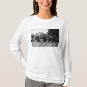 T-shirt Portland, OU chevaux roses de défilé de festival