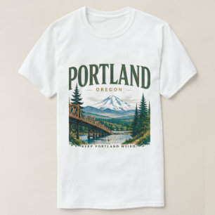 T-shirt Portland Pacifique Nord-Ouest