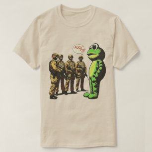T-shirt Portland Résiste Portland Grenouille fc*k glace se
