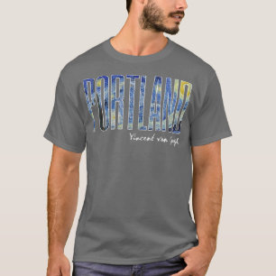 T-shirt Portland Van Gogh Starry Night Art Vincent Van Gog
