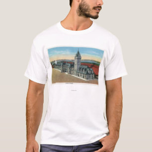 T-shirt Portland, vue de MaineExterior de station des