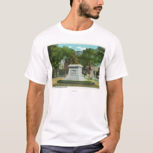 T-shirt Portland, vue de MaineOverhead de Portland