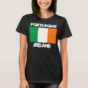 T-shirt Portlaoise, Irlande avec drapeau irlandais