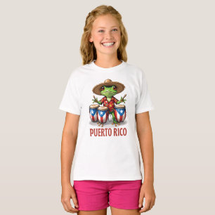 T-shirt Porto Rico Culture Frog