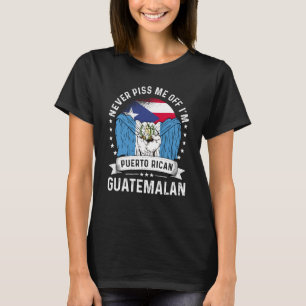 T-shirt Porto Rico Drapeau Guatemala Grosse fierté d'Humou