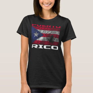 T-shirt Porto Rico Drapeau Porto Rico Coqui Love Boricuas