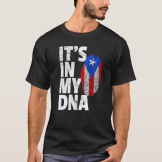 T-shirt Porto Rico Flag Pride Pays Accueil Nation Famille