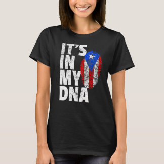 T-shirt Porto Rico Flag Pride Pays Accueil Nation Famille