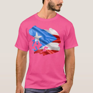 T-shirt Porto Rico Frog Porto Rico en détresse
