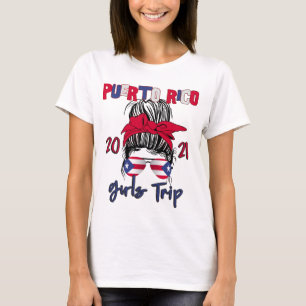 T-shirt Porto Rico Girls Trip Bachelorette Anniversaire 