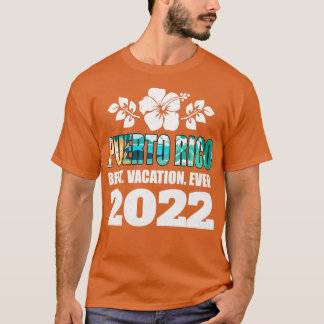 T-shirt Porto Rico Meilleur Vacances En 2022 Souvenir