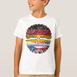 T-shirt Porto Rico Portoricain allemand Allemagne