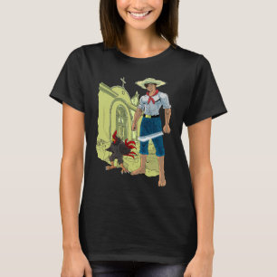 T-shirt Porto Rico Pride Jibaro Soy Machete Pava Boricua