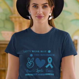 T-shirt Portons-Nous Bleu Ce Novembre - Sensibilisation au