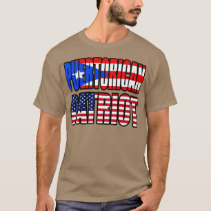 T-shirt Portoricain Américain Patriot Fierté Patrimoine Dr