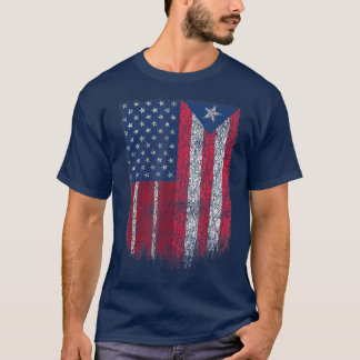 T-shirt Portoricain américain Porto Rico Fierté