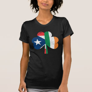 T-shirt Portoricain irlandais de l'Irlande de Jour de la