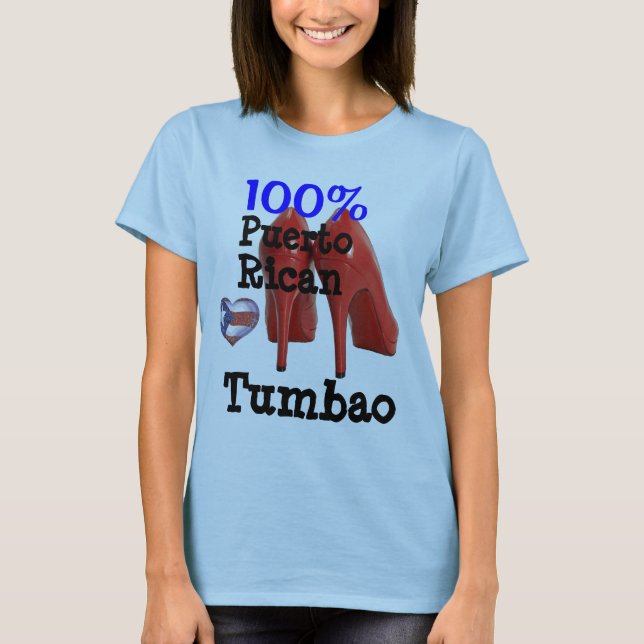 T-shirt Portoricain Tumbao (Devant)
