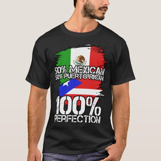 T-shirt Portoricain : Une fierté mexicaine pour le patrimo (Devant)