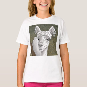 T-shirt Portrait Alpaca 2