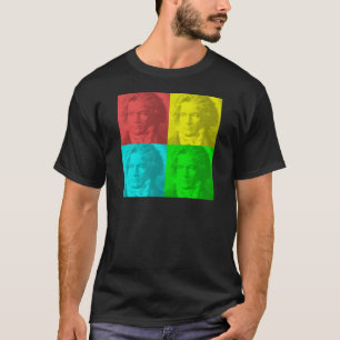 T-shirt Portrait Beethoven En Carré
