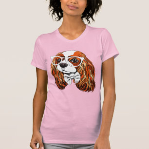 T-shirt Portrait cavalier d'épagneul du Roi Charles