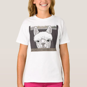 T-shirt Portrait d'Alpaca
