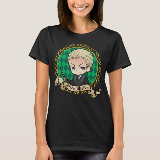 T-shirt Portrait d'Anime Draco Malfoy (Devant)