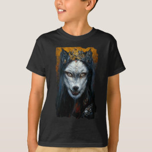 T-shirt Portrait d'Art numérique d'un loup-garou