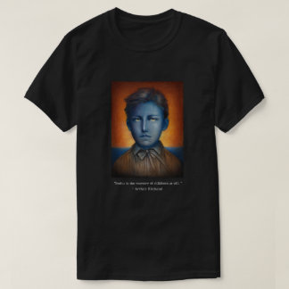 T-shirt Portrait d'Arthur Rimbaud avec citation