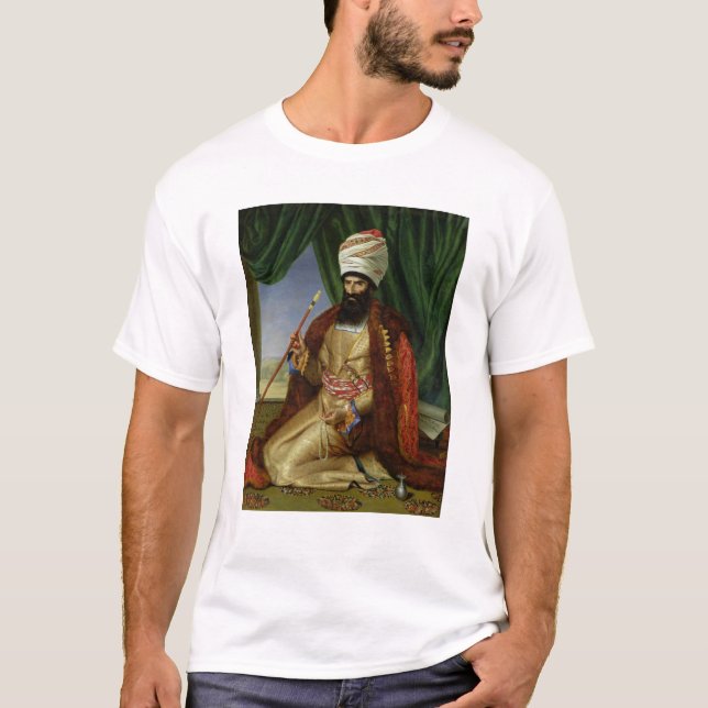 T-shirt Portrait d'Asker-Khan, ambassadeur de Perse (Devant)