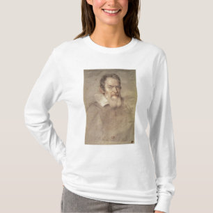 T-shirt Portrait d'astronome de Galileo Galilei