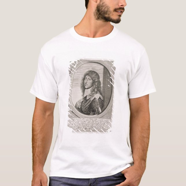 T-shirt Portrait de 1619-82) comptes Palatine de prince (Devant)