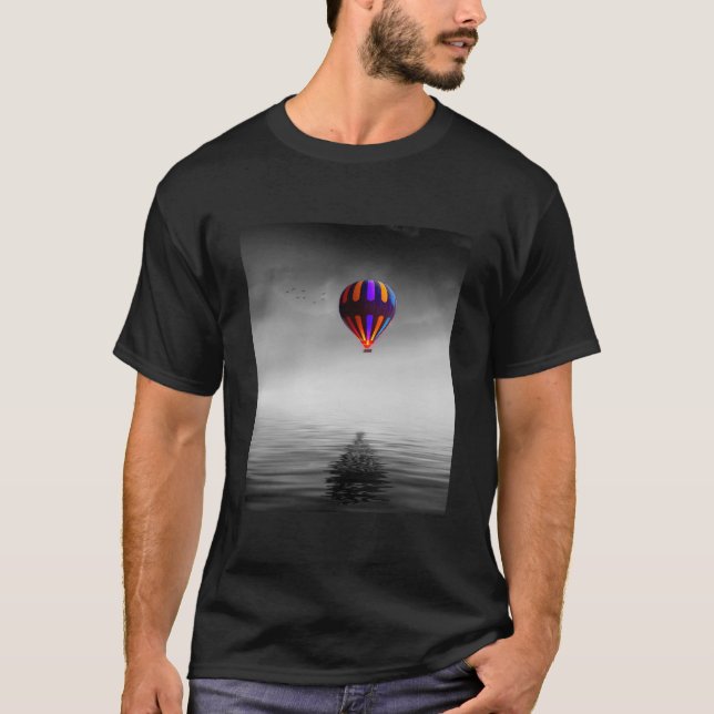 T-shirt Portrait de ballon d'air (Devant)