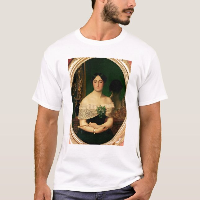 T-shirt Portrait de bouleau de Marianne Elisa (Devant)