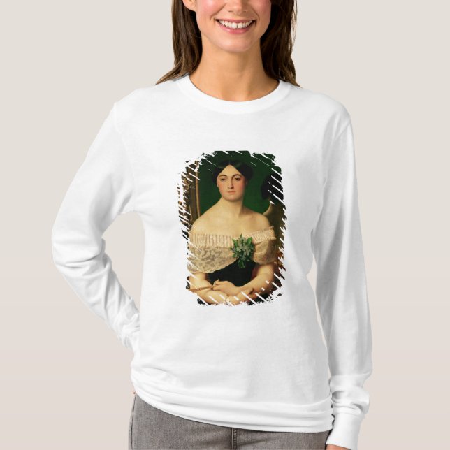T-shirt Portrait de bouleau de Marianne Elisa (Devant)