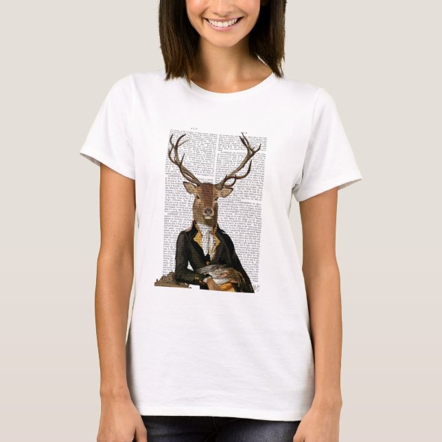 T-shirt Portrait de cerfs (Devant)